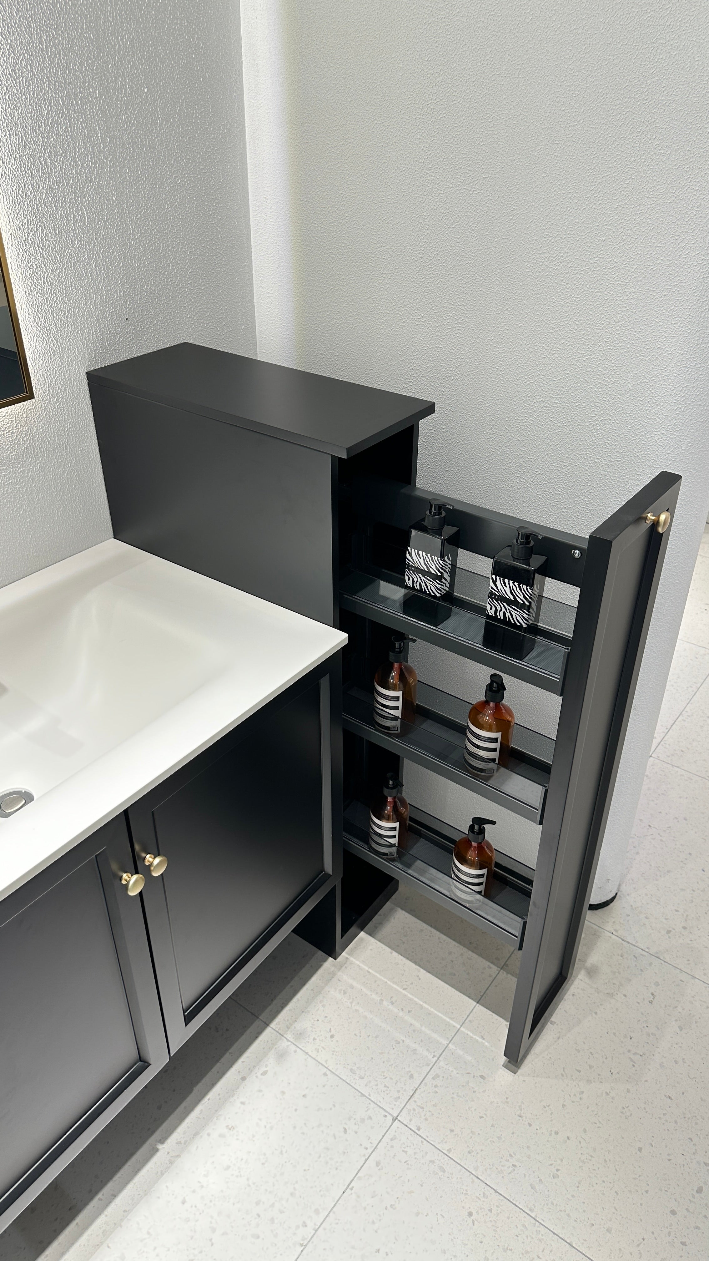 A326-130 Vanity in Matte Black